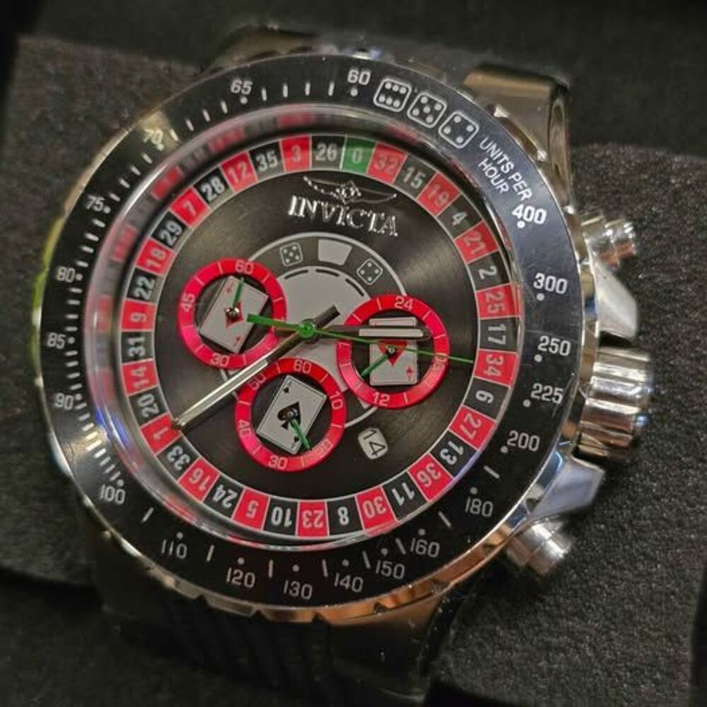 Invicta 54mm Casino Roulette Chronograph Watch